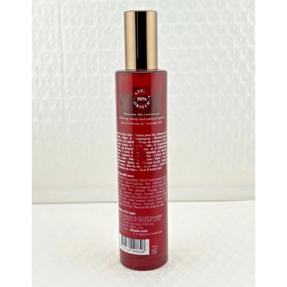RITUALS The Ritual Of Ayurveda Blissful Hair‎ Body Mist 1.6oz Indian Rose Almond